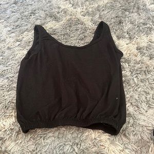 black crop top